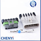 5 Pin Automotive Waterproof Male or Female Wiring Plug Grey Connector plug 1218-6400 12084891
