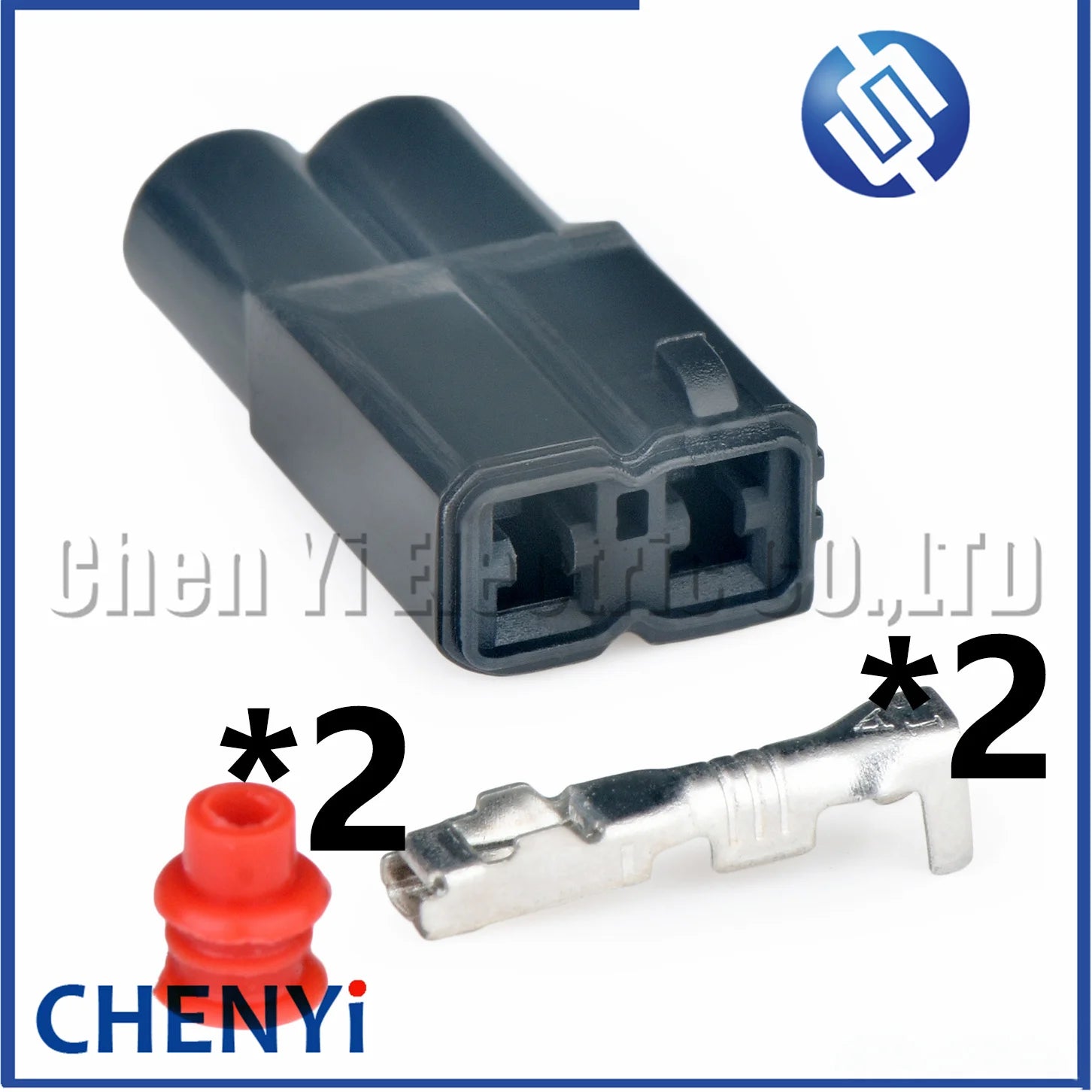 2 Pin Automotive motorcycle waterproof connector Rotation sensor harness plug CY000228-2.3F