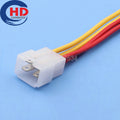 4 Pin Connector Unsealed 6.3mm Series Male Connector Cable Plug Motorcycle Electrical Harnesses Wiring Harness