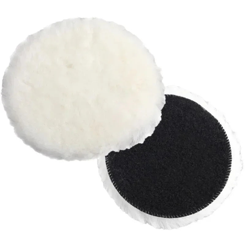 3 4 5 6 7 inch Wool Polishing Disc Car Waxing Polishing Buffing Car Paint Care Polisher Pads Auto Washing Accessories