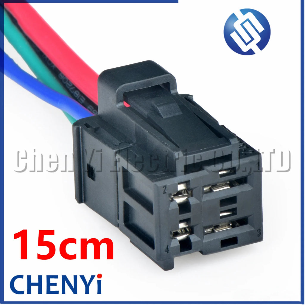 4 Pin 2B+2S Composite female automotive connector Seat Heater blower Wire harness Plug 4H0972704 1-1418507-2
