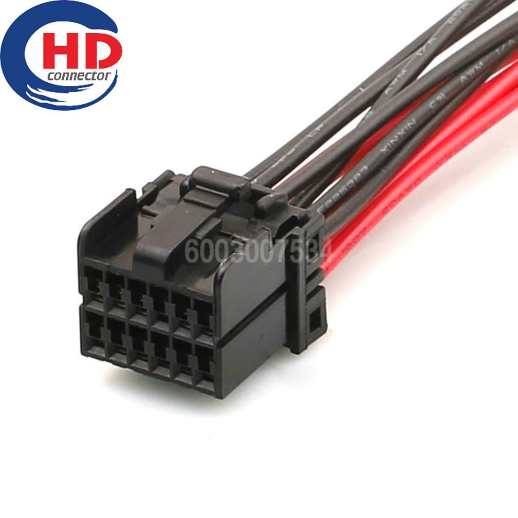 174058-2 174045-2 12 Pin Connector Unsealed 1.0mm Series Male Female Connectors Cable Plug Motorcycle Electrical Harnesses