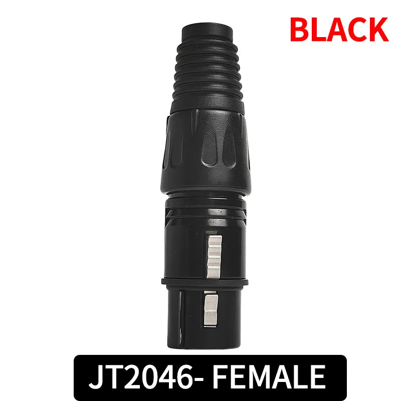 4/10/20PCS Gold-Plated 3-Pin XLR Male to Female Adapter, Balanced Audio Mic Connector for Microphone, Mixer, Speaker, Studio