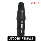 4/10/20PCS 3-Pin XLR Male to Female Adapter, Balanced Audio Connector for Microphone, Mixer, Speaker, Studio Sound Equipment