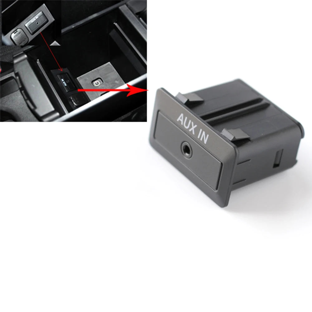 1 PCS  Car AUX Audio  Interface TD74-66-DFX 28425640 For  MAZDA Auxiliary Aux Stereo  Adaptor Audio Socket ABS  Construction