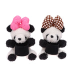 Plush Puppy Clutch Decoration Car Wiper Turn Signal Switch Decoration Cute Bowknot Dog Car Wiper Doll Interior Accessories