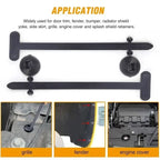 Universal Nylon Cable Ties Buckle Self Locking Heavy Duty Car Repair Fastener Auto Trunk Fender Engine Guard Panel Retainer Clip
