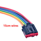 6 Pin female Car wiring harness USB connector Reading Light Plug 1456985-1 1456985-3 2035363-4 For Ford Focus Buick Cadillac