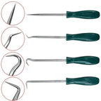 4-Pack 130mm Car Oil Seal Screwdriver Set O-Ring Seal Gasket Puller Remover Pick Hook Car Repair Tools Motorcycle Amagi