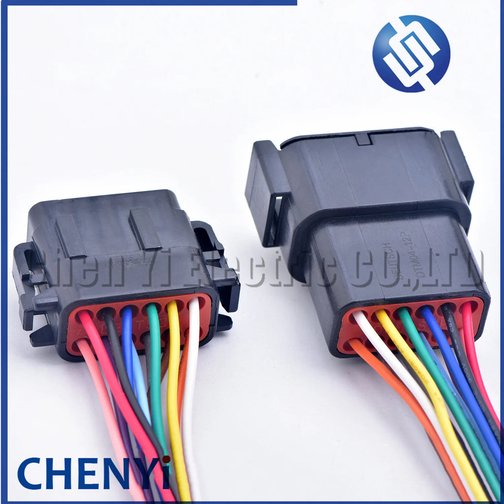 12 Pin DTM series DTM06-12S DTM04-12P DTM06-12SB DTM04-12PB DTM06-12SC DTM04-12PC DTM06-12SD DTM04-12PD Harness connector plug