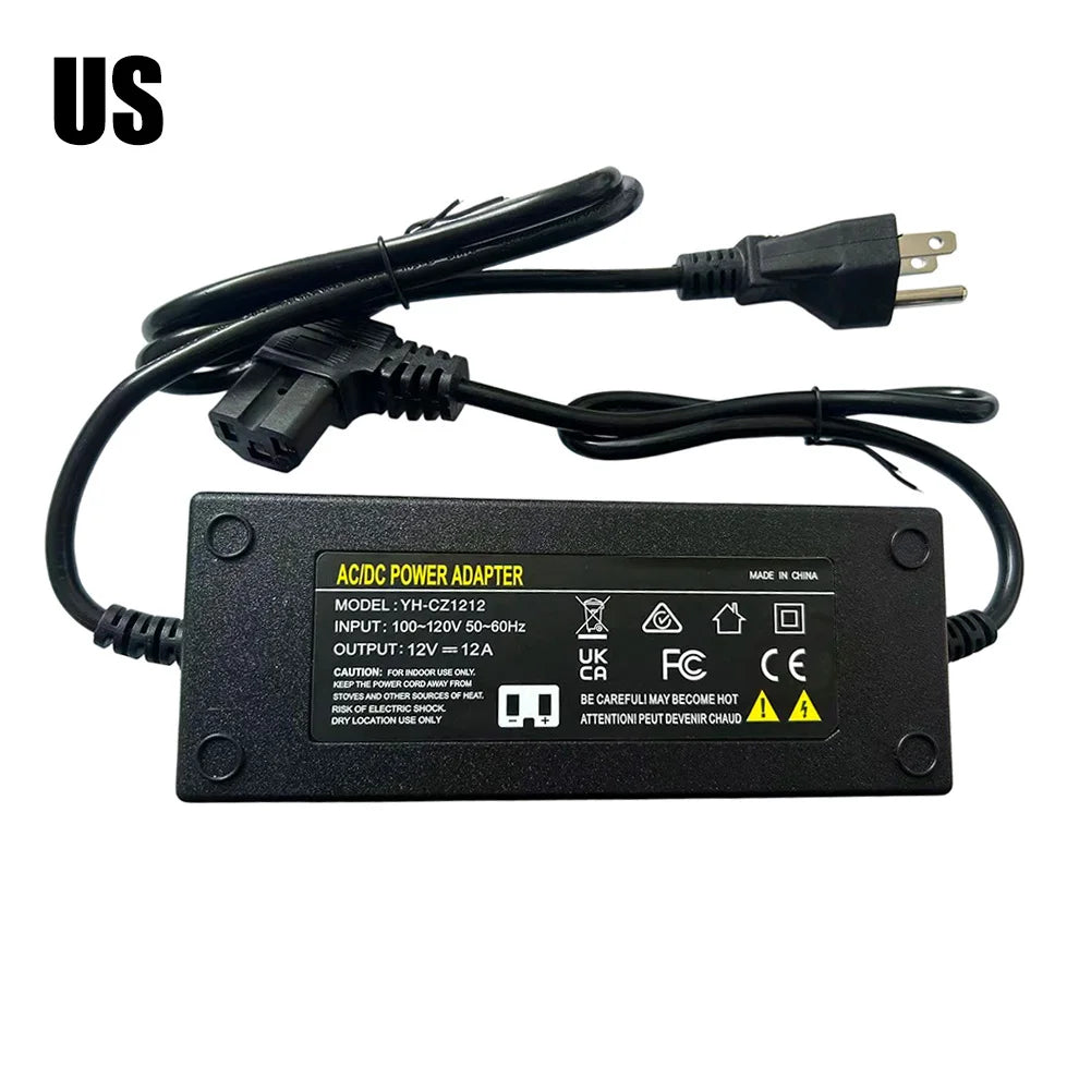 Diesel Air Heater Adapter AC 100-240V To DC 12V Power Converter Adapter For 3KW / 5KW / 8KW Diesel Air Heater Accessories