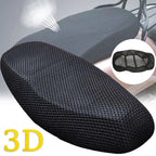 Motorcycle Electric Bike Seat Cover Summer Breathable 3D Mesh Fabric Anti-skid Pad Scooter Seat Covers Cushion Net Cover Tools