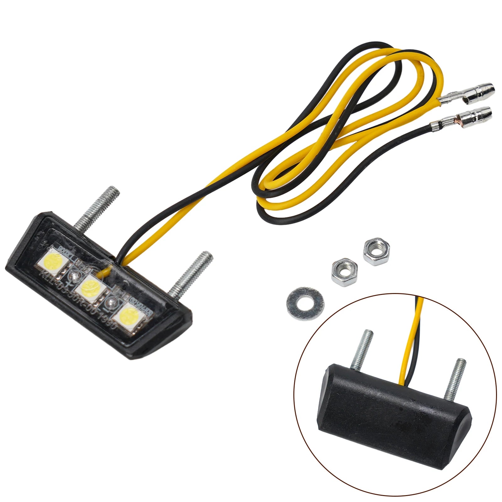 1pc Mini  Motorcycle LED License  Plate Light Motorbike LED  Rear Tail Number LED Motorcycle  License Plate Rear Tail Light
