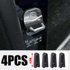 Car Door Latch Stopper Damper Buffer Pad Anti Rattle Silicone Shock Absorber Sound Insulation Noise Reduction Sticker Accessory
