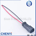 Deutsch DT series black 2 Pin Auto Waterproof Connector excavator headlight boom light Wire Harness pigtail Plug DT06-2S DT04-2P