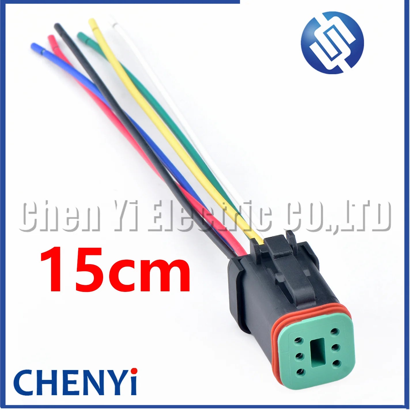 6 Pin Black DT series Connector Waterproof Plug Socket DT06-6S DT04-6P DT06-6S-E005 DT04-6P-E005 For Engineering Vehicle Deutsch