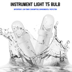 T5 LED Car Bulbs B8.5d Auto Car Dashboard Speed Lights Bulb Car Interior Lamp Accessories Dashboard Side Switch Lamps 12V