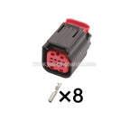 8Pin Connector Waterproof 1mm Connector Parking Sensor ACC Module Air Flow Meter Wire Harness Cable Socket 1411001-1 1-1411001-0