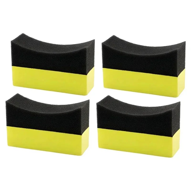2-20pcs Tire Shine Applicator Pads Car Tire Dressing Applicator Sponges Reusable Cleaning Sponges Car Body Cleaning Tools