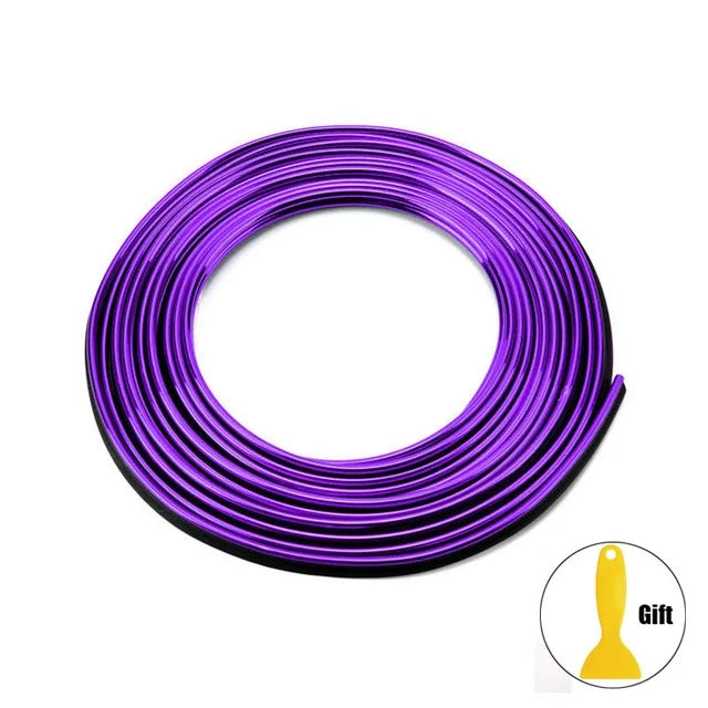 Car Styling Universal DIY Decoration Flexible Strips 5M/3M Interior Moulding Trim Strips Trim Dashboard Door Car-styling Tools