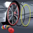 4M / 8M Car Grilles Decoration Strips Auto Wheel Protector Car-styling Accessories Wheel Sticker Tire Rim Strip Chrome Tape Good