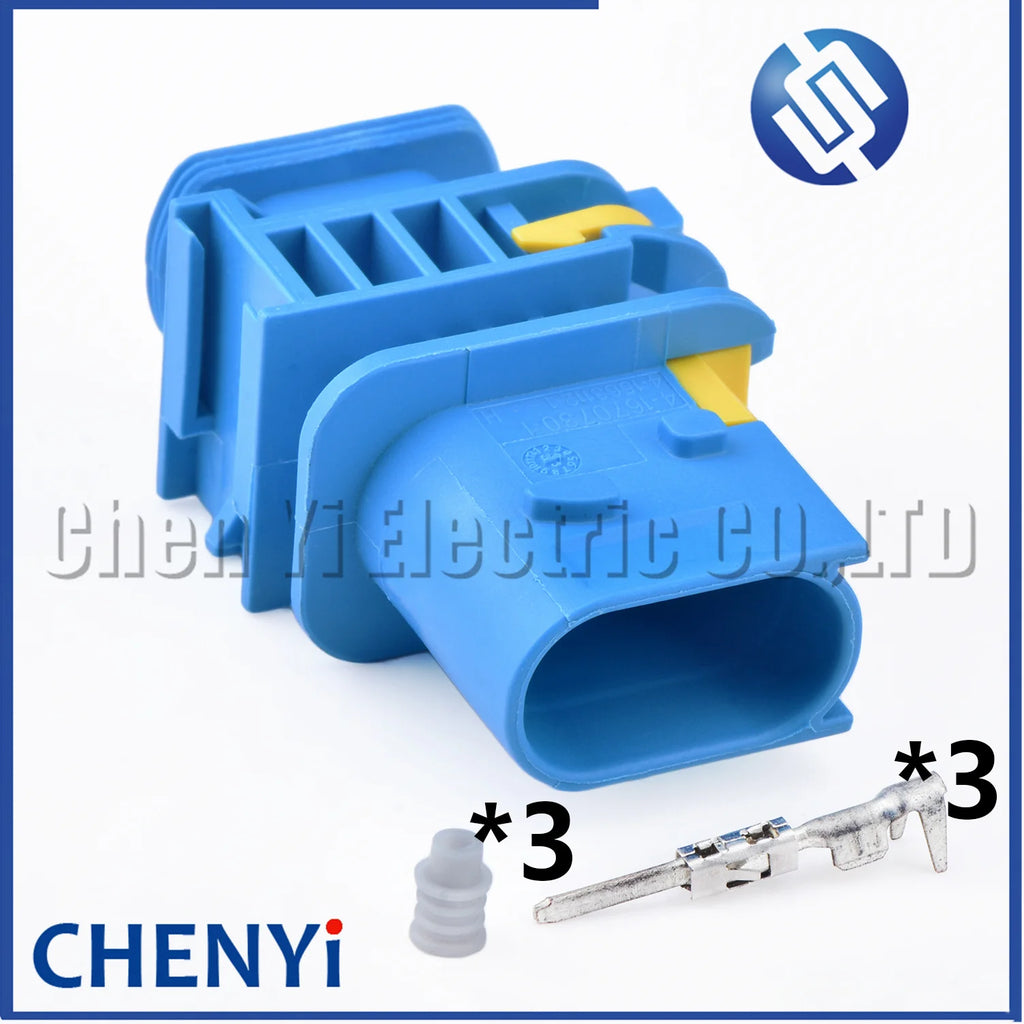 3 Pin Auto Waterproof Connector Urea Pump Motor Plug New Energy Wiring Harness Socket 1418448-1 4-1418448-1 4-1670730-1