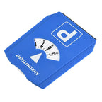 1 Pc Car Parking Disc Timer Clock Arrival Time Display Blue Plastic Portable Parking Time Tools 24 Parking Disc Parking Meters