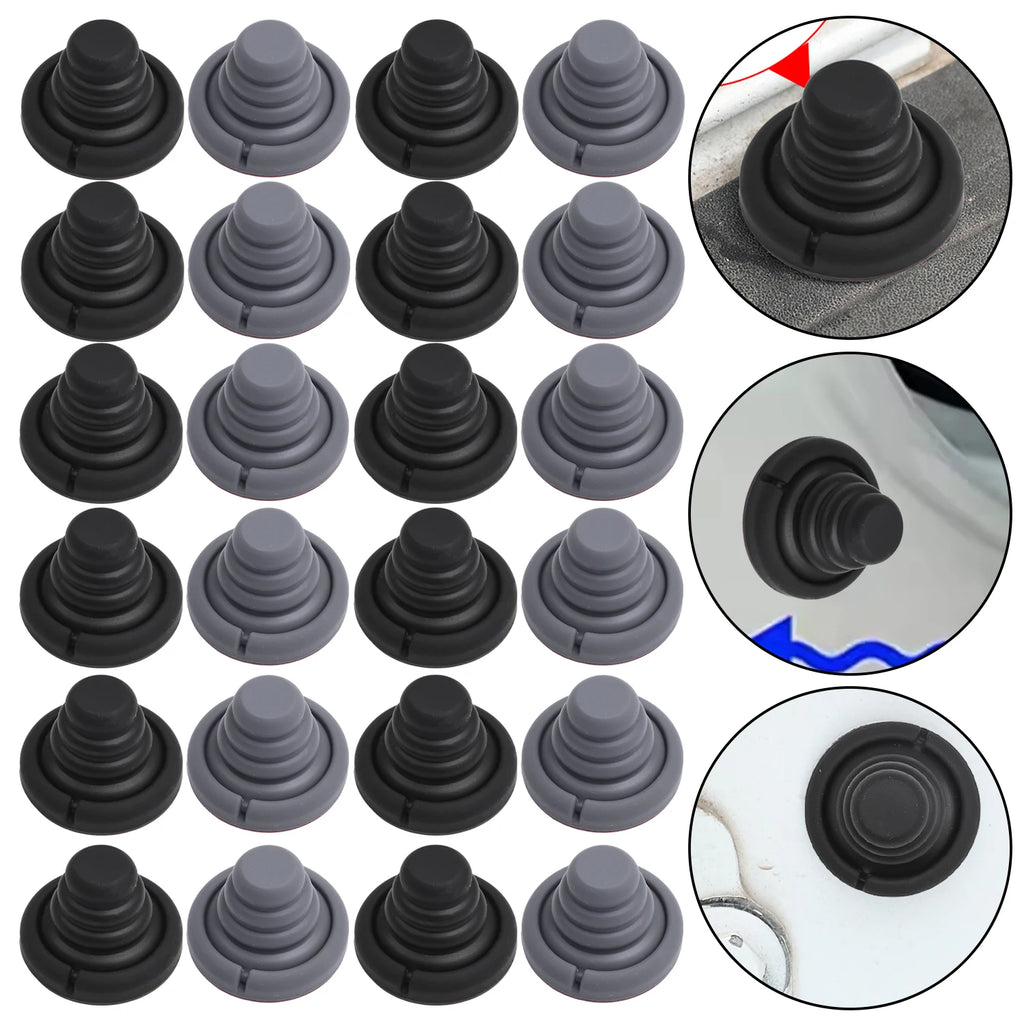 Silicone Door Shock Absorber Cushion Universal Hood Rear Trunk Reduce Noise Crashproof Airbag Buffer Anti Collision Pad Sticker