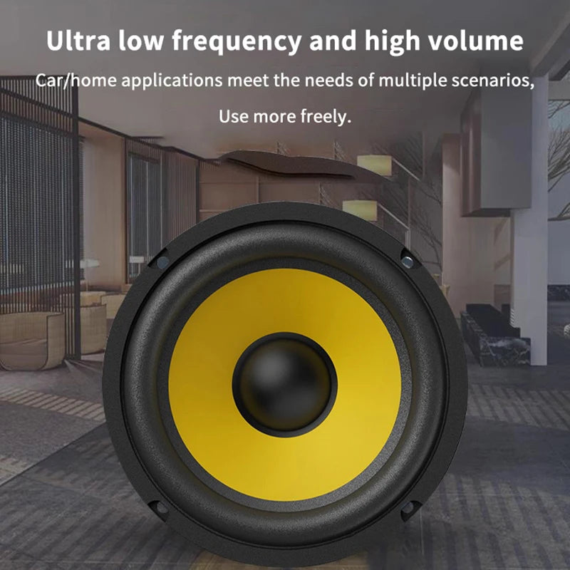 5/6/8/10 Inch Car Bass Speaker Coaxial Subwoofer HiFi Music Full Range Frequency Car Stereo Speaker For Universal Car Home Audio