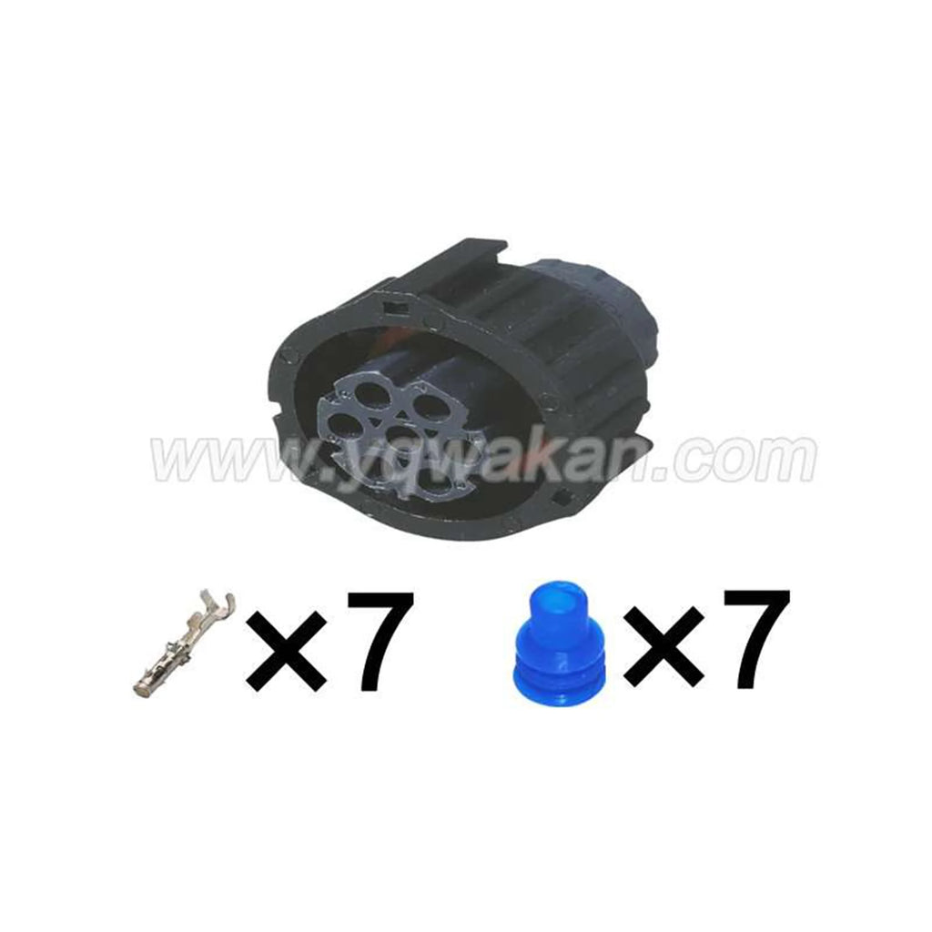 7Pin Connector Waterproof 1.5mm Male Female Connector Automotive Wiring Harness Cable Socket for Volvo 1718230-1 1-967650-1