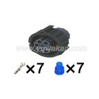7Pin Connector Waterproof 1.5mm Male Female Connector Automotive Wiring Harness Cable Socket for Volvo 1718230-1 1-967650-1