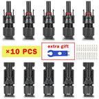 400/200/100/40/20/10 Pcs Photovoltaic Solar Connector 1000V30A Wholesale Panel Connectors Kit for PV/MC Cable 2.5/4/6mm²
