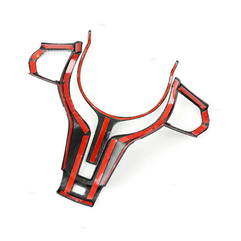 ABS Carbon Steering Wheel Cover Trim For BMW F Chassis F22 F30 F32 F10 F12 F15 Carbon Fiber Steering Wheel Lower Cover Trim