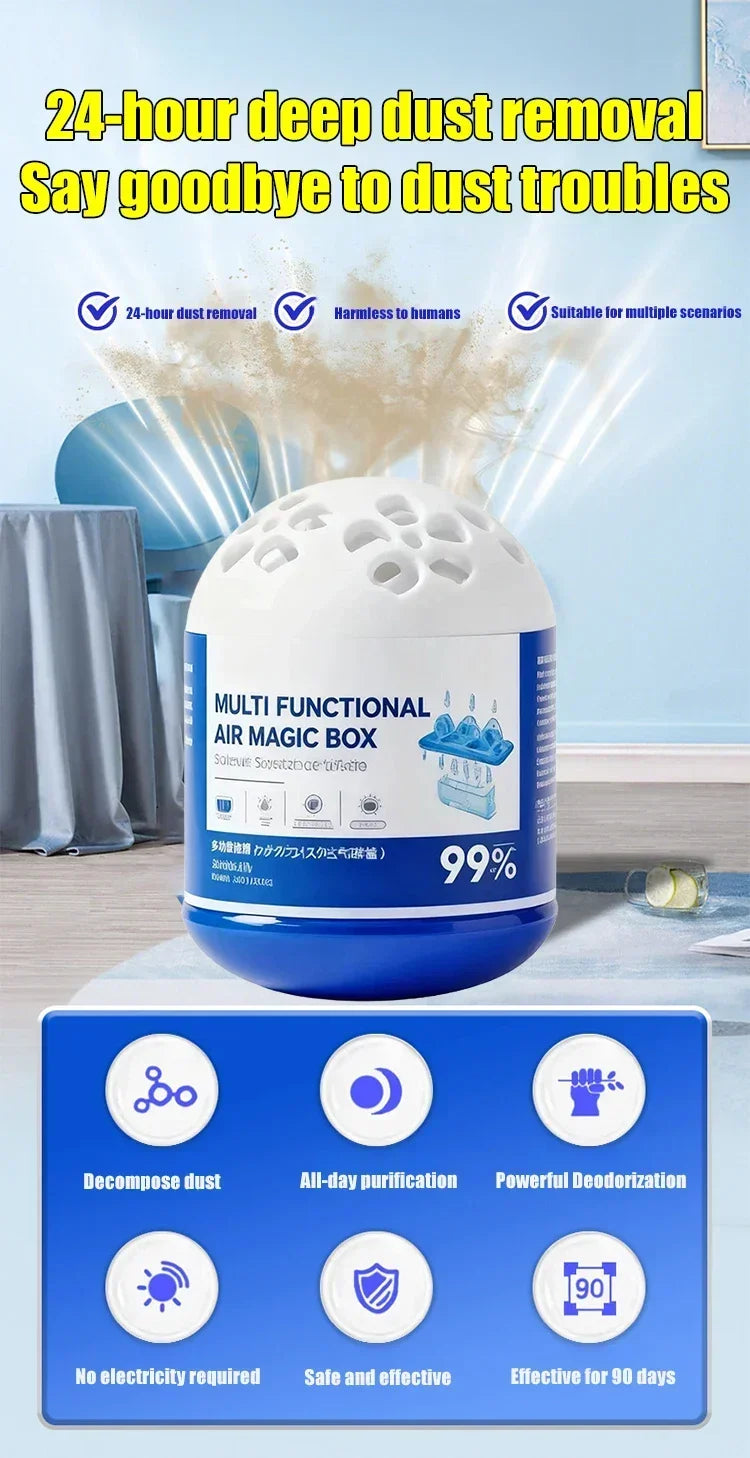 120g Airs Magics Box Multi Functional Indoor Airs Purification Dust Removal Magics Automatic Quiet Suction Dust Removal Amagi