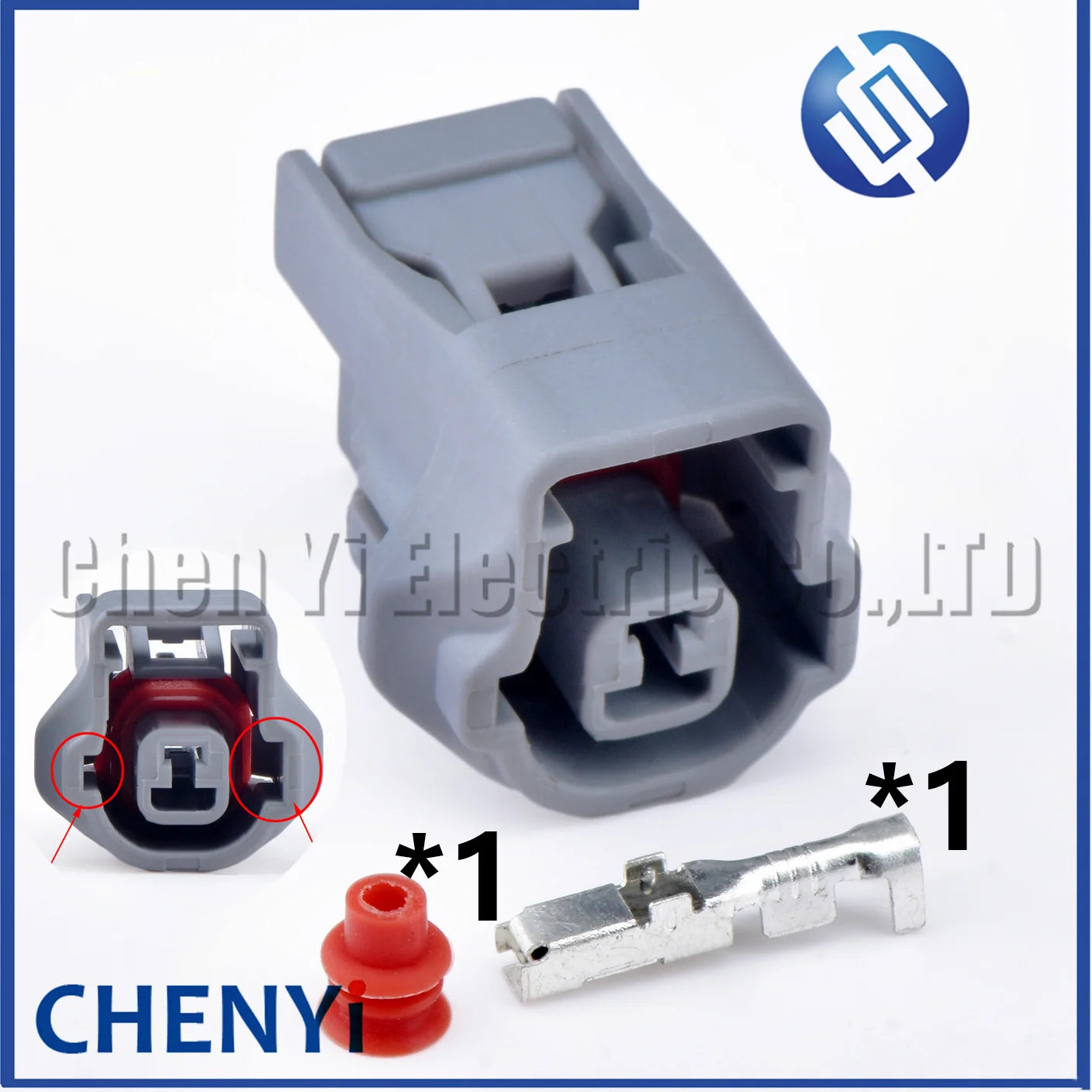 1 Pin Automotive waterproof connector Knock Sensor Wire harness plug 7283-1019 7283-1019-40 7283-1015-10 90980-11166 For Toyota