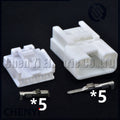 5 Pin Auto connector Car Window Regulator Switch Plug Socket 90980-12348 1300-3111 7283-1050 7283-1050-30 7282-1050 For Toyota