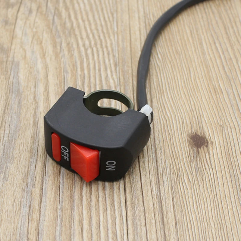 Hot Universal Motorcycle Handlebar Flameout Switch ON OFF Button for Moto Motor ATV Bike