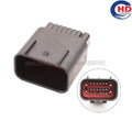 22pin auto waterproof   electric   plastic  wire   harness   connector 2385463-1