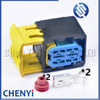 2 Pin female 6.3mm series Automotive waterproof connector wire harness Plug 1-1564542-1 2-1564542-1 3-1564542-1 4-1564542-1