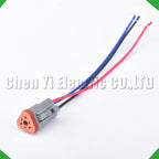 3-Pin Wire Harness female Waterproof Connector Automotive Electrical Harness pigtail
