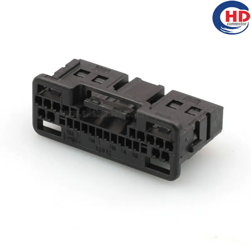 24pin auto waterproof electric plastic wire harness connector 2013031-2/90980-12912
