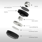 Solar-Powered Rotating Car Aromatherapy Diffuser Innovative Scent Dispenser with Long-Lasting Fragrances Enhances Dashboard