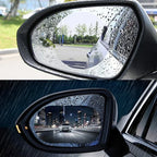 2PCS Car Rearview Mirror Cover Anti-Fog Anti-glare Rainproof Film Clear Sight Safe Driving Auto Protection Car Glass Amagi