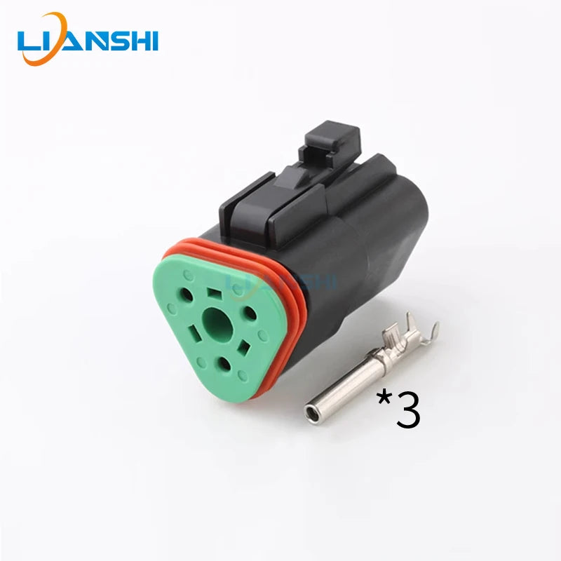 DT04-3P DT06-3S Automotive waterproof connector 3p waterproof connector harness plug