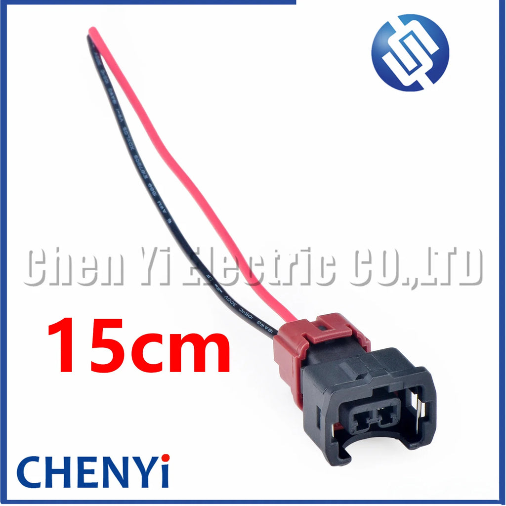 2 Pin Auto Knock Sensor Connector Fuel Injector Wire harness plug PB185-02326 For Mitsubishi Nissan MMC A32 A33 4G91 4G92