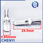 50 Pcs 6.3mm series male female auto wire terminal for connector crimp loose pin Brass tin plating terminals 1500-0080 7116-2641