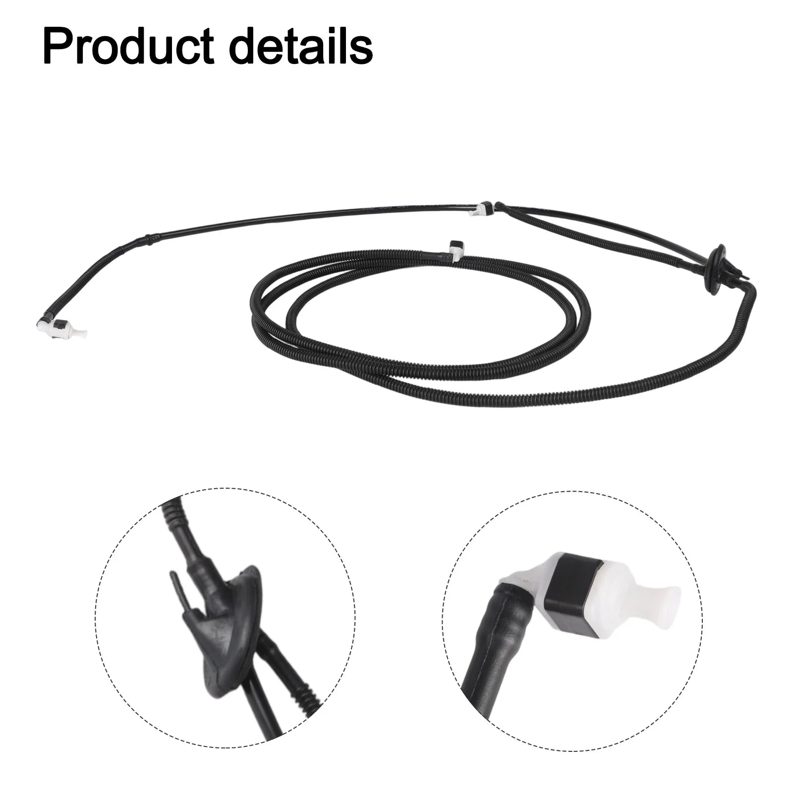 1PC Windshield Washer Wiper Spray Nozzle Hose For Golf For Passat 1J0955751D Car Hood Wiper Spray Hose For Car Accessories