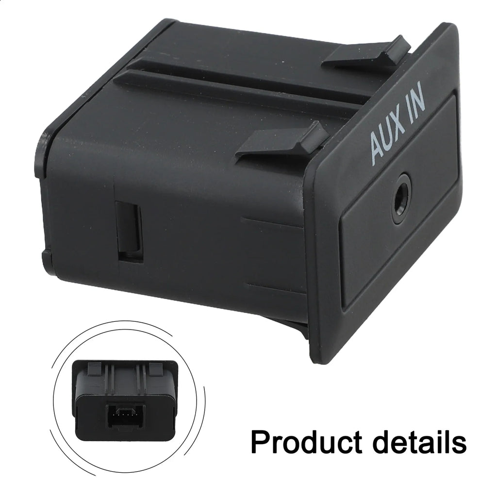 1 PCS  Car AUX Audio  Interface TD74-66-DFX 28425640 For  MAZDA Auxiliary Aux Stereo  Adaptor Audio Socket ABS  Construction