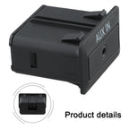 1 PCS  Car AUX Audio  Interface TD74-66-DFX 28425640 For  MAZDA Auxiliary Aux Stereo  Adaptor Audio Socket ABS  Construction
