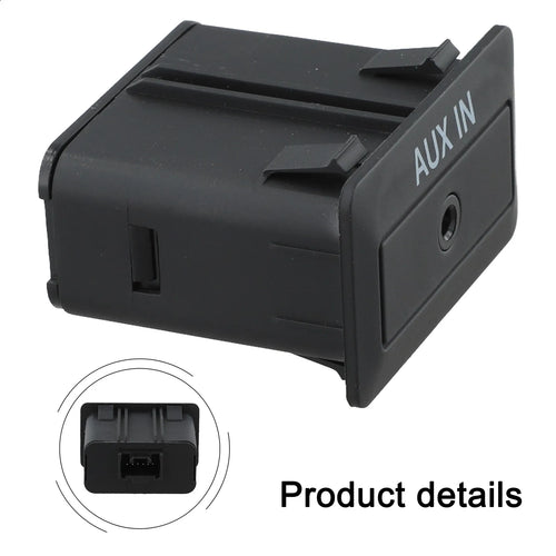 1 PCS  Car AUX Audio  Interface TD74-66-DFX 28425640 For  MAZDA Auxiliary Aux Stereo  Adaptor Audio Socket ABS  Construction
